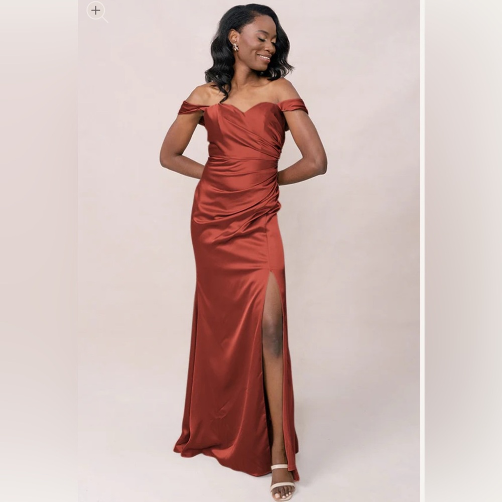 Never worn burnt orange bridesmaid dress